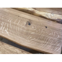 *Treppenstufen Wildeiche* Treppenstufe, Trittstufe, Holzstufe, Baumkante, Massivholz, 90x28x4cm